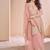designer heavy embroidered peach georgette peplum suit for women
