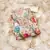 Women's multi position print handwork embroidery organja dress material