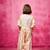 Pink embroidered satin jumpsuit