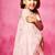 Pink embroidered organza lehenga set