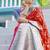 Red Heavy Satin Banarasi silk blend Saree