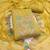 Women's yellow unstitched thread sequence embroidery pure cotton silk dress material 