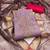 Women's purple unstitched weaving & handwork banarasi cotton dress material 