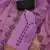 Lavender cotton silk embroidered unstitched dress material
