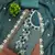 Women's sea green heavy thread embroidery & daimond work georgette dress material