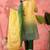 Women's yellow colour kurta set traditional stitched top bottom & dupatta 