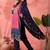 Women's purple colour kurta set pants stitched & dupatta set 