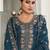 latest munda silk blue straight suit for women wear