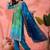 Women's green colour kurta set pants stitched & dupatta set 