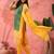 Women's green colour kurta set pants stitched & dupatta set 