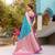 Aqua Blue Heavy Satin Banarasi silk blend Saree