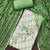 Off- white cotton banarasi handwork unstitched dress material