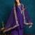 women's elegant angrakha style anarkali kurti set with embroidered dupatta