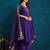 women's elegant angrakha style anarkali kurti set with embroidered dupatta