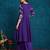 women's elegant angrakha style anarkali kurti set with embroidered dupatta