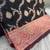 Black Heavy Satin Banarasi silk blend Saree