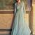 buy sky blue georgette chikankari embroidery anarkali for women