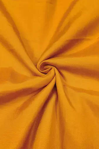 Mustard organza print handwork unstitched dress material