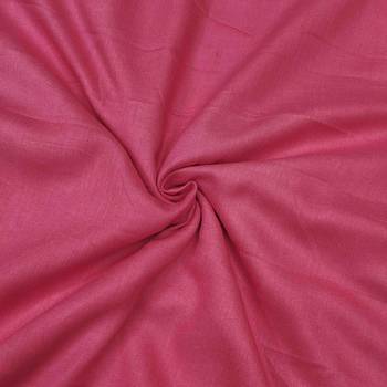 Pink roman cotton silk print handwork unstitched dress material 4