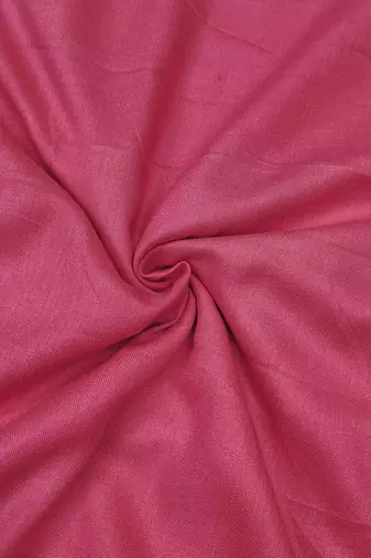 Pink roman cotton silk print handwork unstitched dress material
