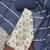 Navy blue roman cotton silk print handwork unstitched dress material