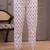 White butta printed  stright kurta trouser set with printed dupatta