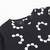 Multi-layered girls frock in crepe fabric with keyhole neck-multi
