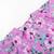 Two-piece girls' set in printed cotton blend fabric with calf-length pajama