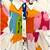 Elegant two-piece full sleeves poly crepe set for baby girls- multicolor