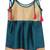 Strap shoulder frock for girls in banarasi and taffeta silk with tassels-multi