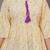 Yellow floral printed flared pamplum top