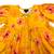 Adorable two-piece full sleeves cotton blend set for baby girls-yellow multi
