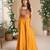 Multicolor embroidery bead chinnon silk blouse palazzo suit - free size Full Stitched (size upto 42)