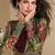 Maroon embroidery & sequins work georgette gown with jacket suit - free size Full Stitched (size upto 42)