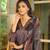Women black rayon blend ethnic motifs printed straight kurta trousers with dupatta