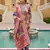 Women purple viscose rayon floral embroidered straight kurta trousers with dupatta
