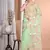 light green Jamdani silk blend Organza Saree With Blouse Piece