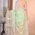 light green Jamdani silk blend Organza Saree With Blouse Piece