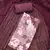 Purple cotton silk print handwork unstitched dress material