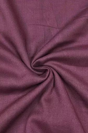 Purple cotton silk print handwork unstitched dress material