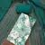 Teal cotton silk print handwork unstitched dress material