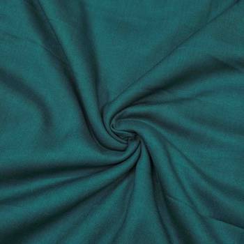 Teal cotton silk print handwork unstitched dress material 4