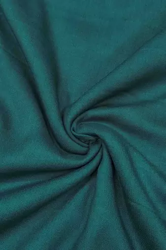 Teal cotton silk print handwork unstitched dress material