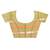 green Jamdani silk blend Organza Saree With Blouse Piece