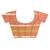 orange Jamdani silk blend Organza Saree With Blouse Piece