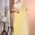 light yellow Jamdani Saree With Blouse Piece