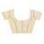 light yellow Jamdani Saree With Blouse Piece