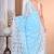 blue Jamdani Saree With Blouse Piece