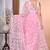 Pink Jamdani Saree With Blouse Piece