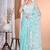 blue Jamdani Saree With Blouse Piece